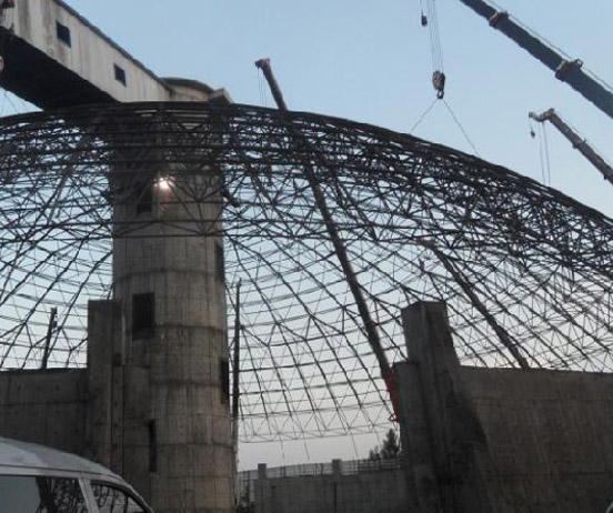 辽宁网架分条或分块安装法